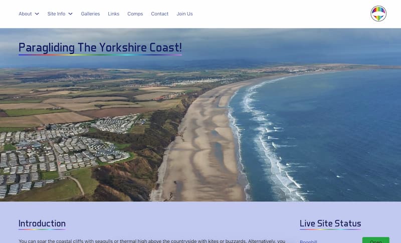 yorkshire paragliding